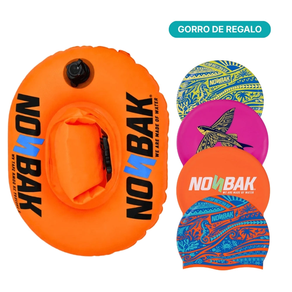 Boya natación naranja Donut 10L