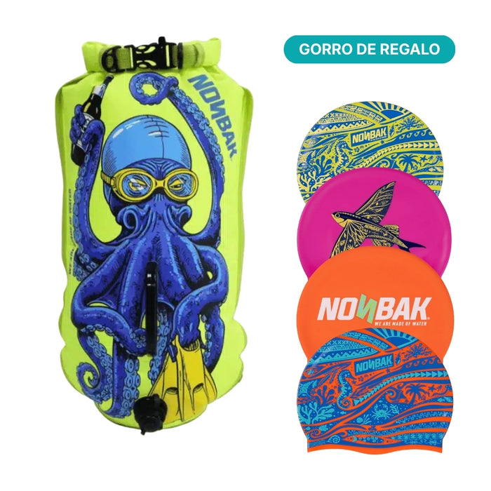 Boya de natación lima pulpo 28L