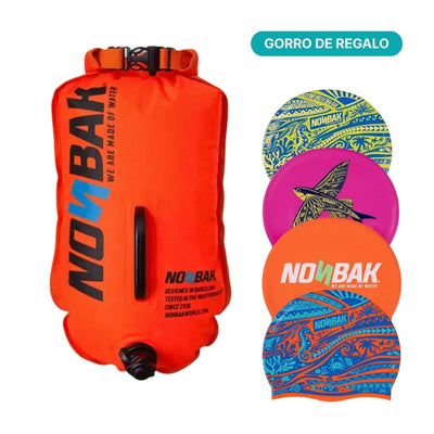 Boya de natación naranja 20L