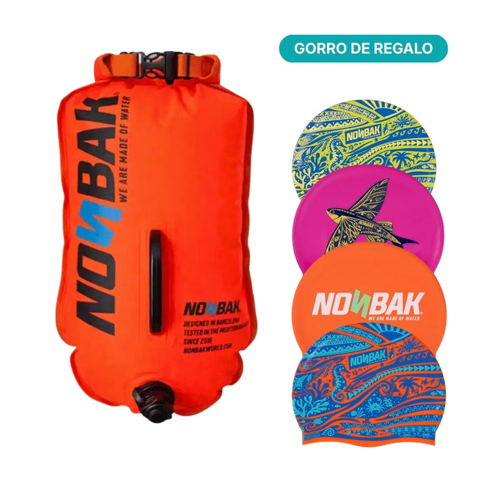 Boya de natación naranja 20L