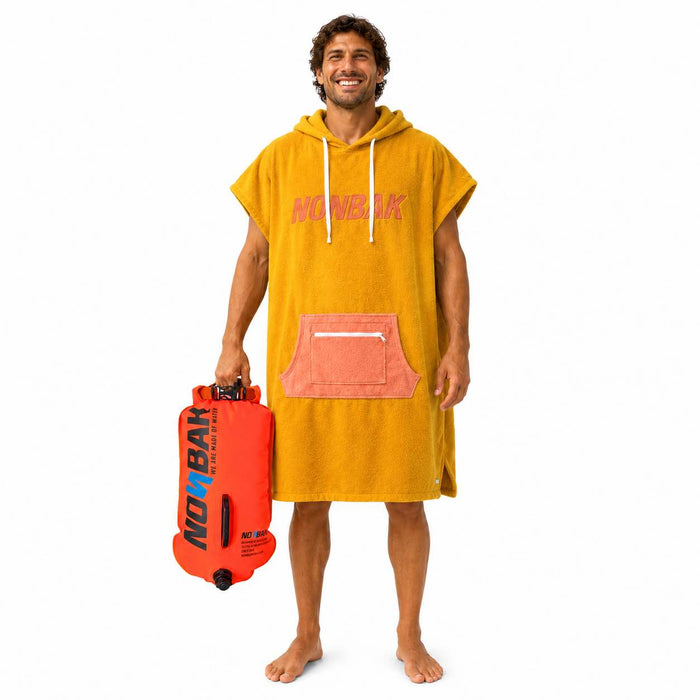 Orange buoy 28L + poncho