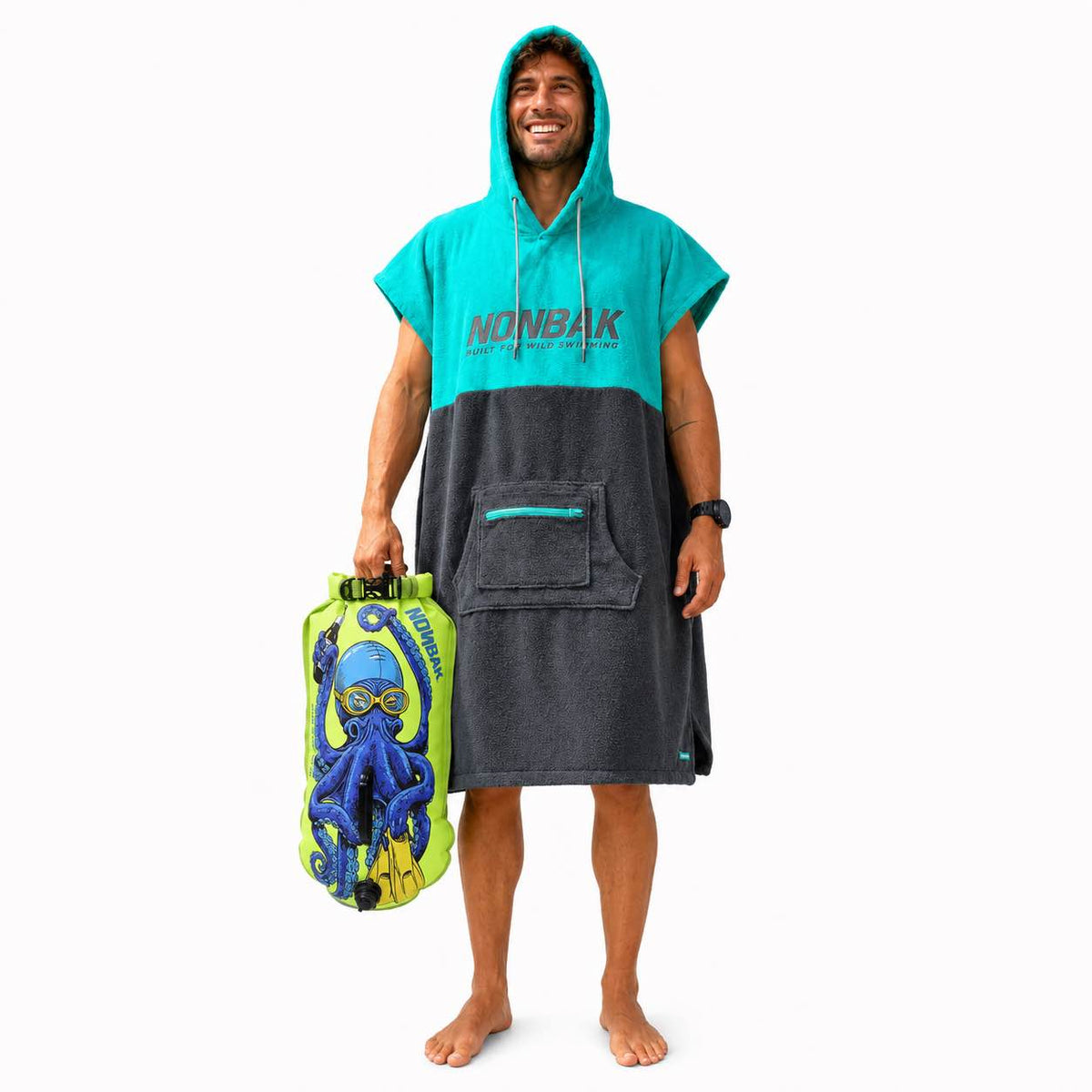 Poncho nonbak emerald + boya lima