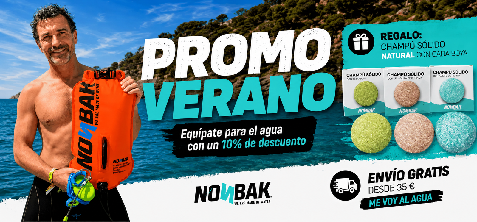 Boyas de natación