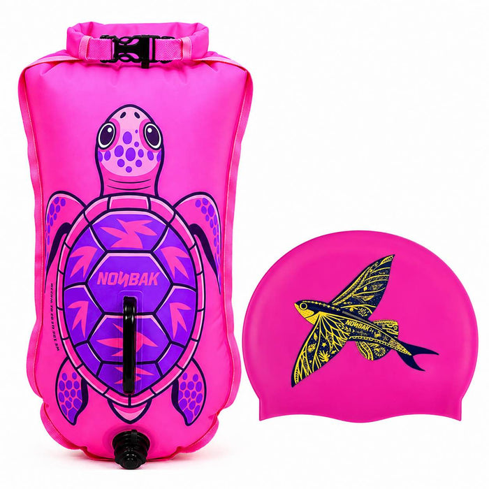 Boya rosa + Gorro Flying Fish