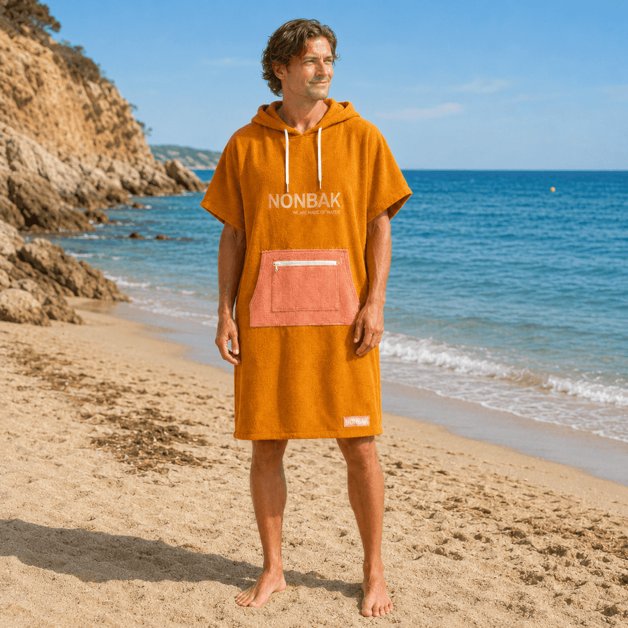 Nonbak mustard poncho for open water