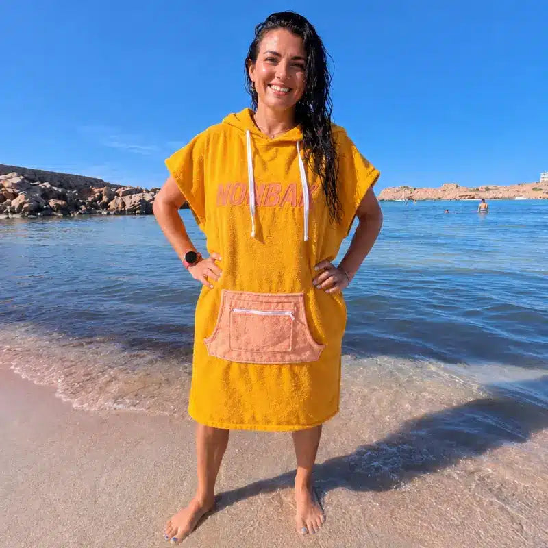 Poncho outdoor mostaza