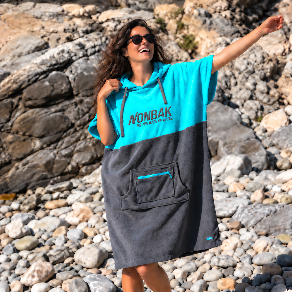 Poncho Outdoor Emerald + Boya