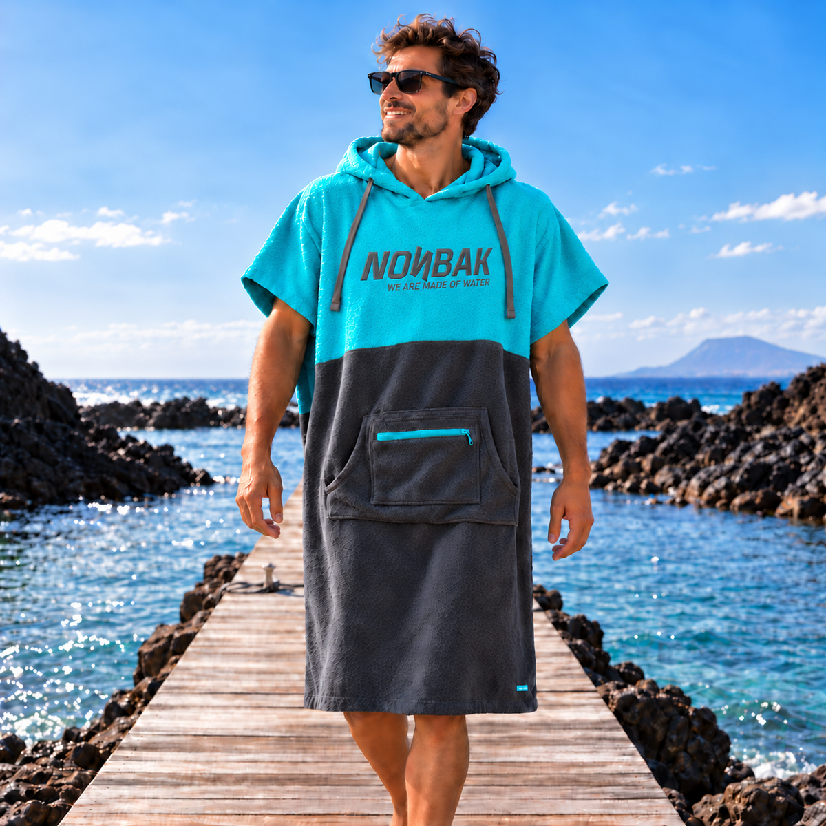Poncho Outdoor Emerald + Boya