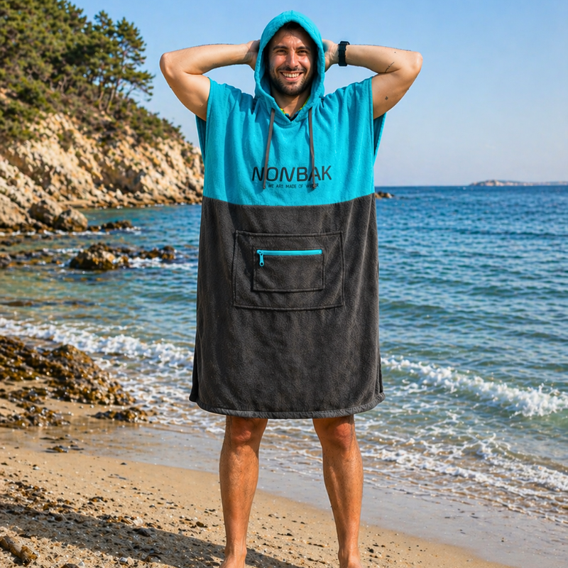 Nonbak ponchos for swimming