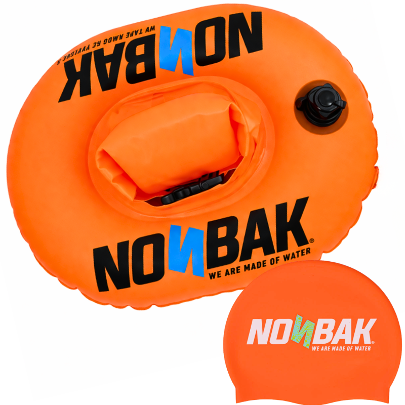 pack boya donut + gorro naranja origin