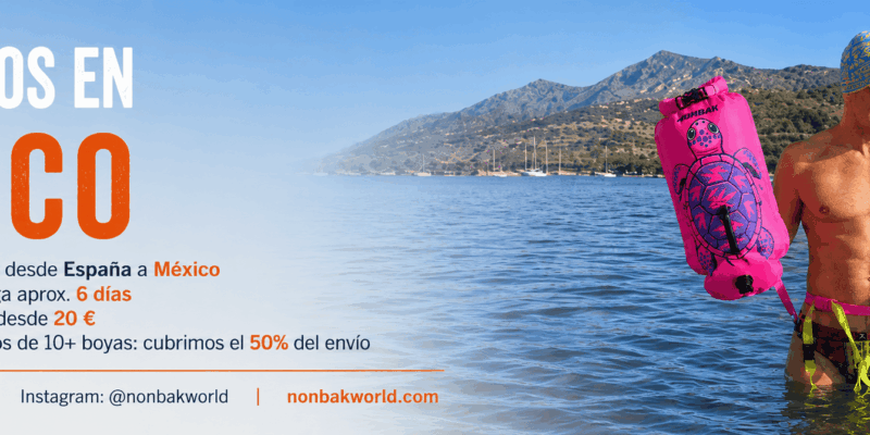 Boyas de natación en México: Nonbak ya realiza envíos desde España