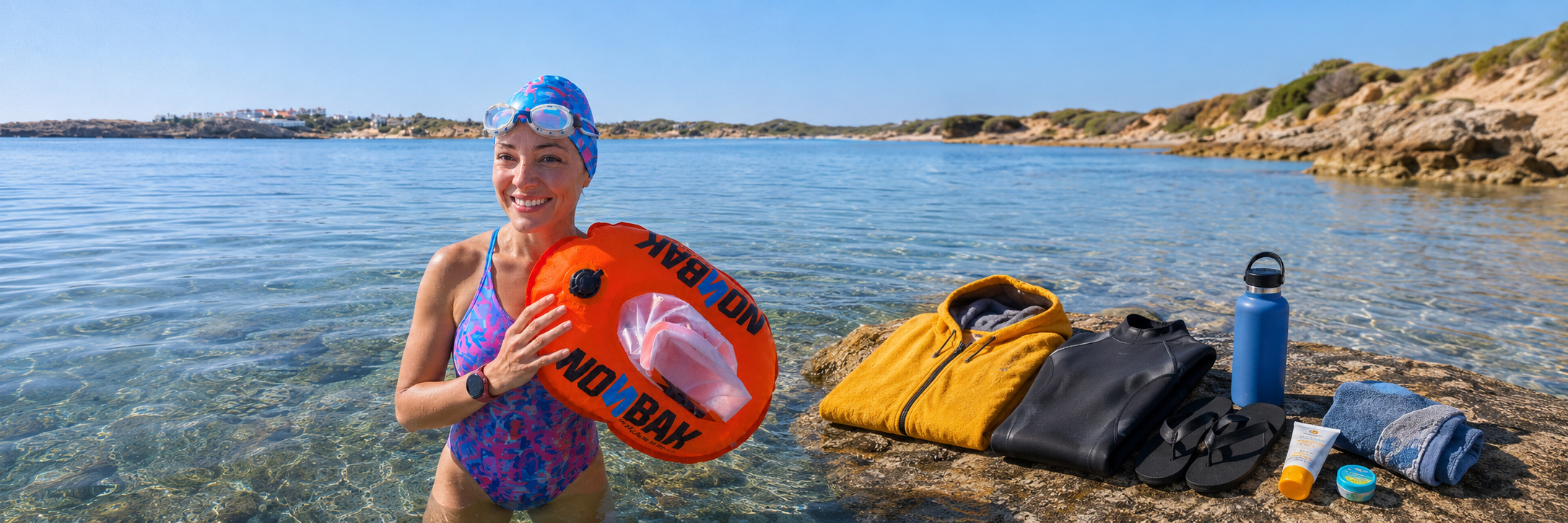 Primera travesía de aguas abiertas consejos y boya ideal